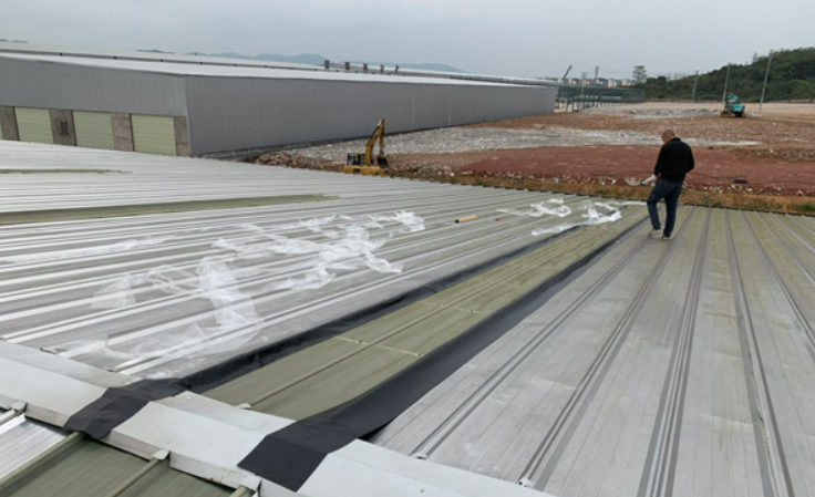 鹤山厂房屋面防水维修案例